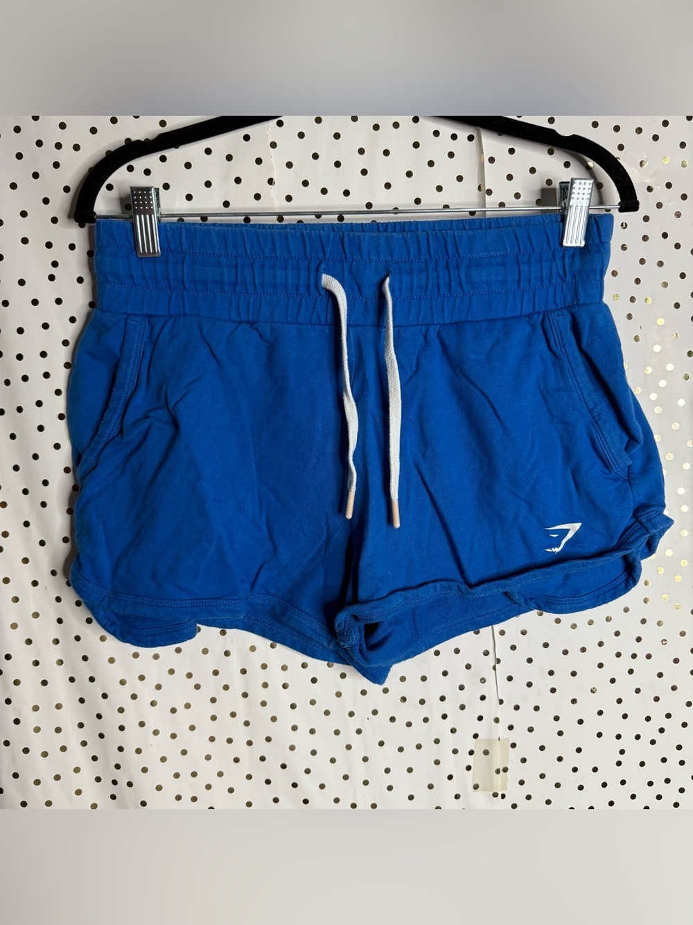 Gymshark Women’s Royal Blue Drawstring Athletic Shorts